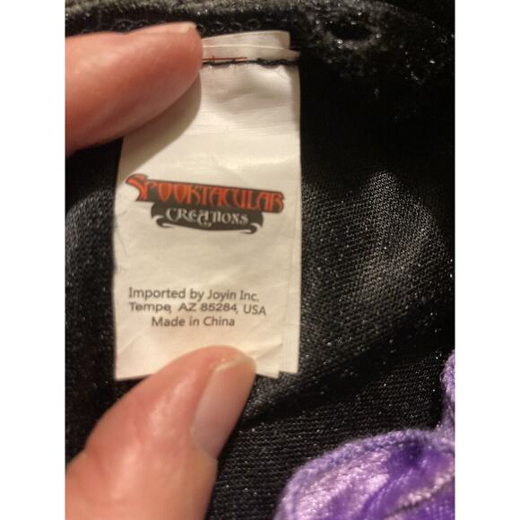 Spooktacular Creations Purple Witch costume Dress & Hat Child Size M. Soft!!!! - Picture 7 of 7